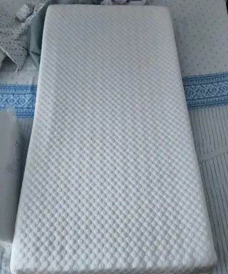 Cuna colecho bebé comvertible en cama blanca + col