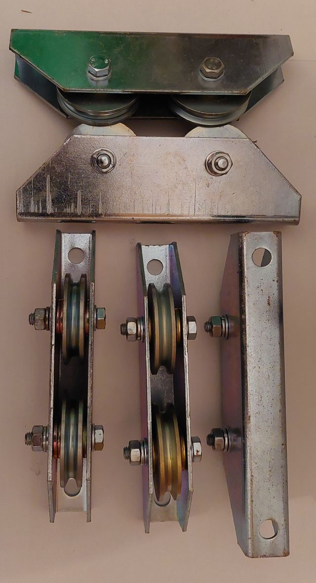 Soportes Poleas - 5 unidades