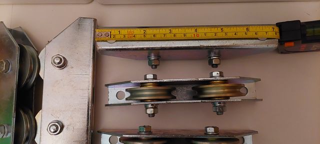 Soportes Poleas - 5 unidades