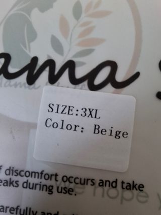 BellyHug Fascia Post-Parto Tg.3XL Beige
