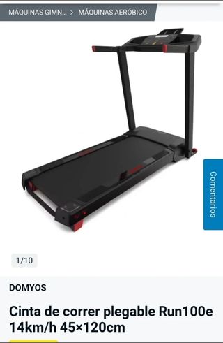 Cinta correr plegable Run100e Domyos