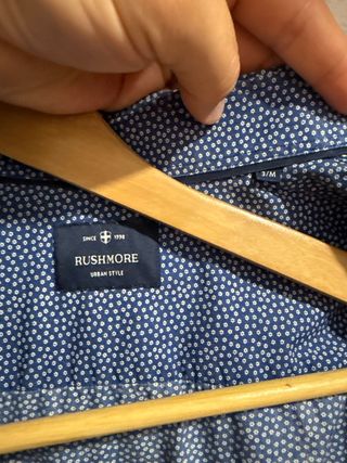 Camisa azul estampada - Rushmore