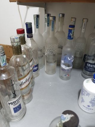 Bottiglie vuote distillati