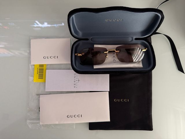Gafas Gucci - Marrón Dorado