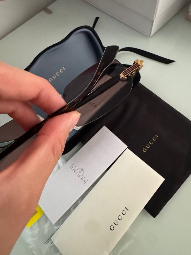 Gafas Gucci - Marrón Dorado