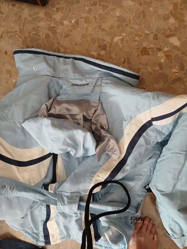 Traje esquí Spyder azul