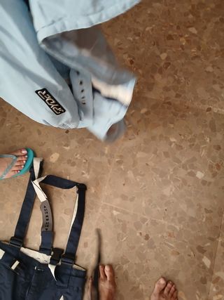 Traje esquí Spyder azul