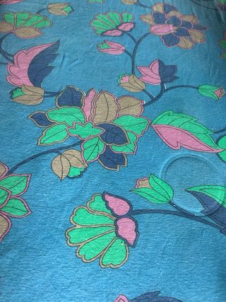 Pareo playa algodón - puntilla handmade, 1,50x1,80