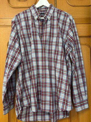Camisa cuadros DHE - roja, azul