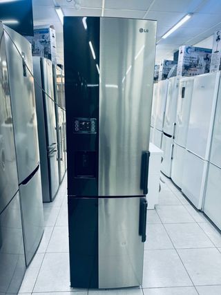 Nevera LG acero inoxidable
