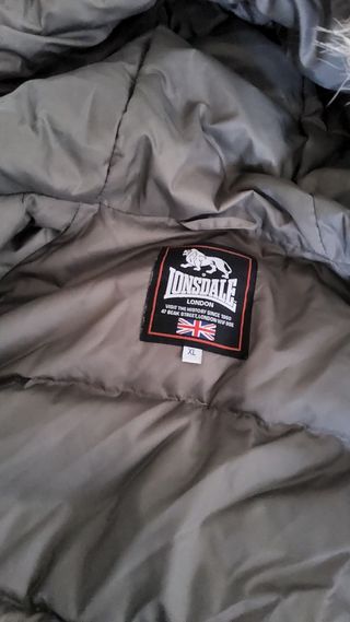 Piumino Lonsdale grigio - tg. L