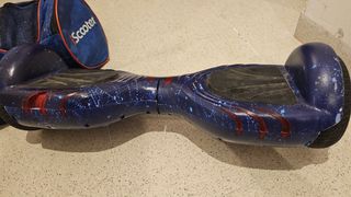 Hoverboard azul espacial