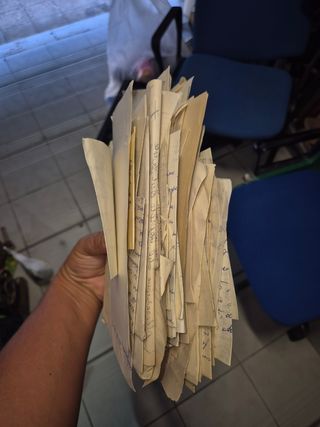 Lettere scritte a mano