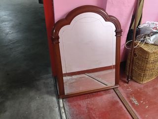 Espejo madera marrón estilo clásico