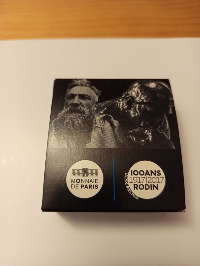 2€ commemorativa Francia 2017 Rodin proof