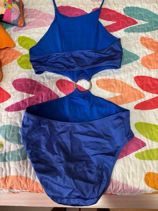 Bañador Zara azul 