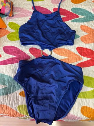 Bañador Zara azul 