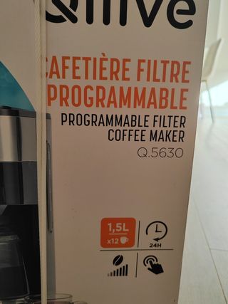 Cafetera Qilive Q.5630 - Programable 1,5L