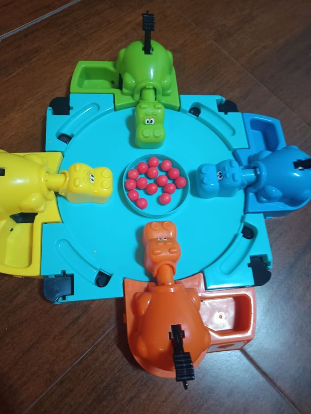 Juego tragabolas Hipopótamos