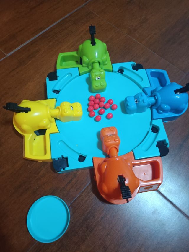 Juego tragabolas Hipopótamos