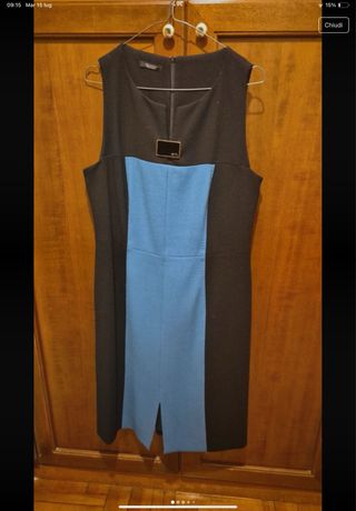 Abito elegante Lena Miro - nero e blu