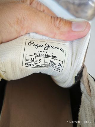 Zapatillas Pepe Jeans London Doradas 38