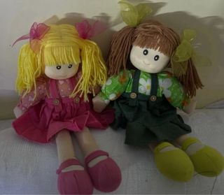 2 Muñecas Trapo