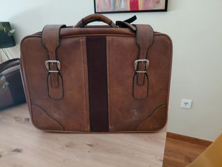 Maletas vintage marrones x3