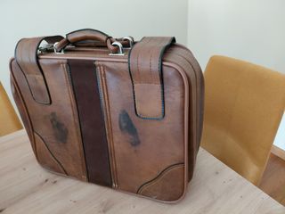 Maletas vintage marrones x3
