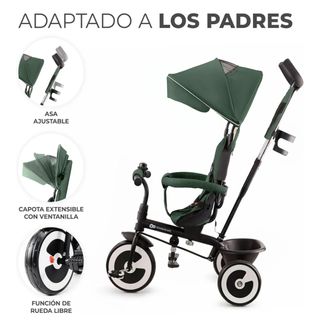 Triciclo Kinderkraft Evolutivo Verde