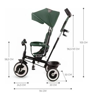 Triciclo Kinderkraft Evolutivo Verde