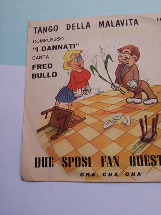 Copertina Vinile 45 giri Tango Della Malavita