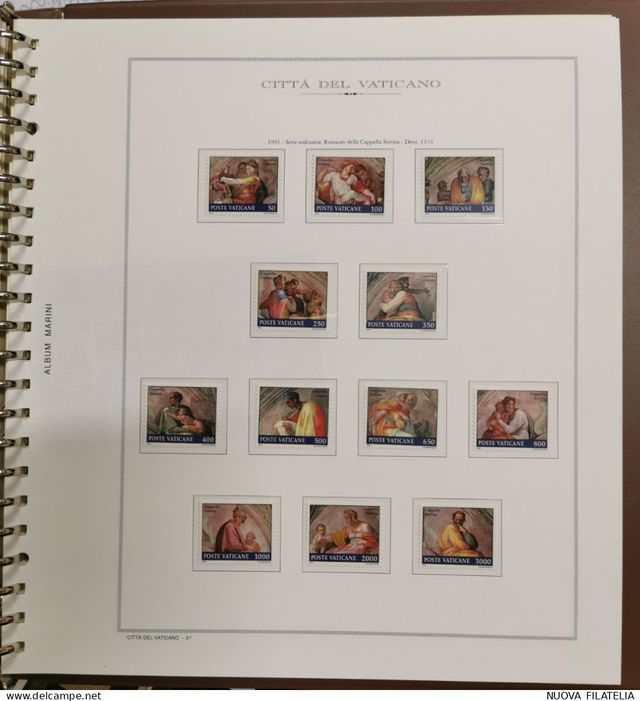 Album Francobolli Vaticano 1985-1995