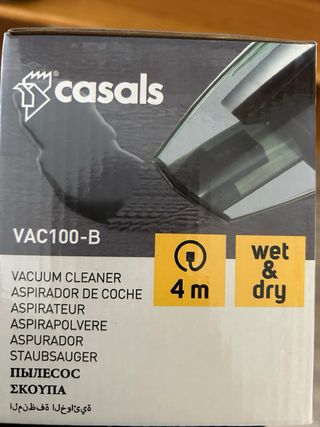 Aspirador Casals VAC100-B 12V
