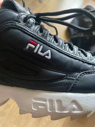 Zapatillas Fila Disruptor II negras talla 40