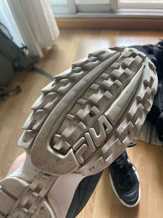 Zapatillas Fila Disruptor II negras talla 40