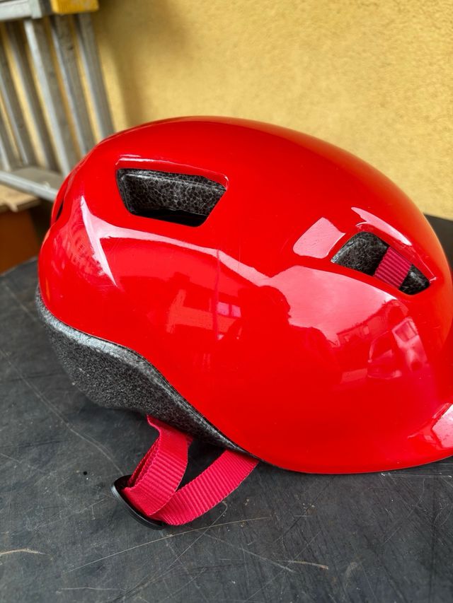 Casco bici B'Twin KH500 rosso