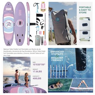 Tabla Paddle Surf Hinchable Niphan 10'