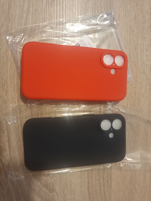 Fundas iPhone 16 - Rojo y Negro