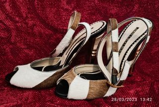 Jimmy Choo Zapatos - Piel - Blanco y Marrón