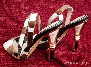 Jimmy Choo Zapatos - Piel - Blanco y Marrón