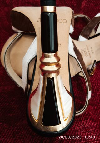 Jimmy Choo Zapatos - Piel - Blanco y Marrón