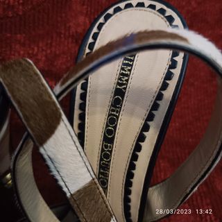 Jimmy Choo Zapatos - Piel - Blanco y Marrón