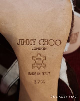 Jimmy Choo Zapatos - Piel - Blanco y Marrón