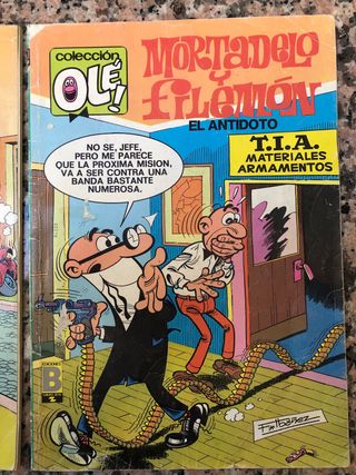 Lote dos tebeos Mortadelo y Filemon