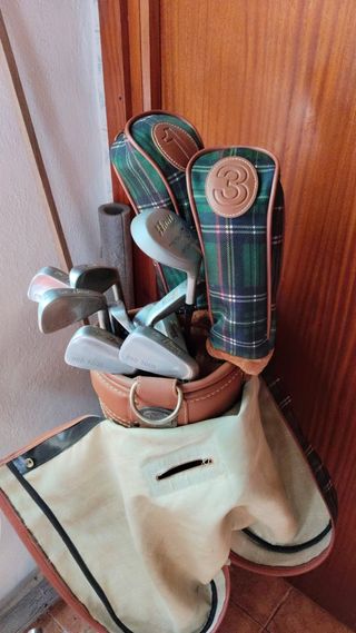 Juego palos golf 