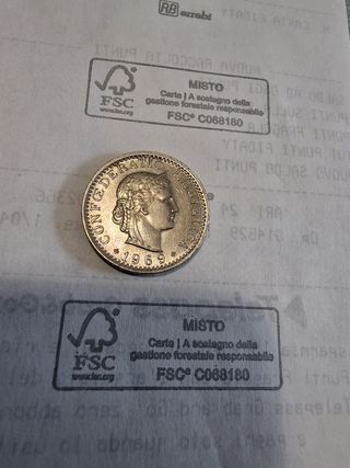 20 rappen Svizzera 1969