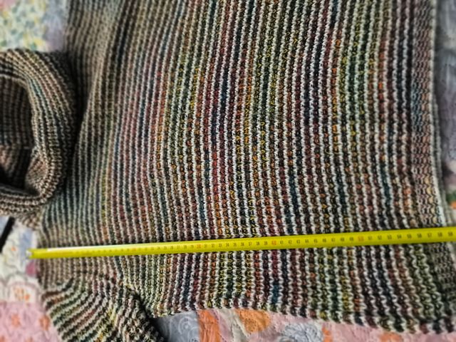 Jersey cuello alto multicolor