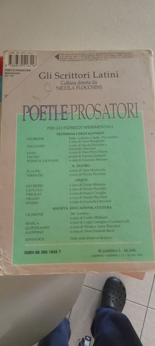 Poeti e prosatori Gli scrittori latini