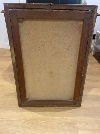 Cuadro antiguo Virgen - Óleo sobre lienzo